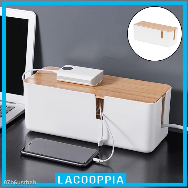 lacooppia-กล่องใส่สายเคเบิ้ลสายไฟสําหรับคอมพิวเตอร์ทีวี