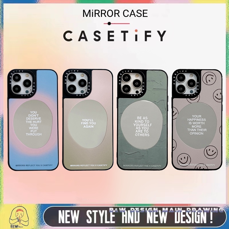 casetify-เคสโทรศัพท์มือถืออะคริลิคแข็ง-กันกระแทก-ลายหน้ายิ้ม-สําหรับ-iphone14-13-12-pro-max-11-pro-max-x-xs-xr