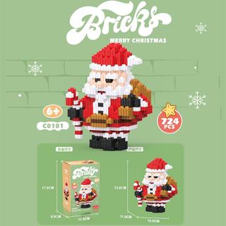 ซานตาคลอส-สโนว์แมน-ต้นคริสต์มาสกวาง-เครื่องประดับสร้างสรรค์-การศึกษา-ประกอบของเล่นเด็ก-ของขวัญปีใหม่-ของขวัญคริสต์มาส