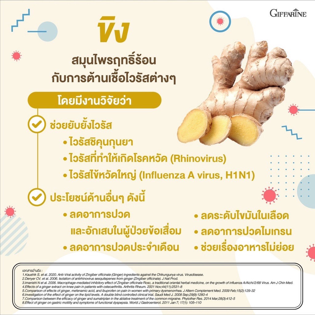 ขิง-ขิงผง-ขิงชง-ผงสำเร็จรูป-ดั้งเดิม-กิฟฟารีน-instant-ginger-giffarine-ลดอาการแพ้ท้อง-กระตุ้นการย่อยอาหารให้ดีขึ้น