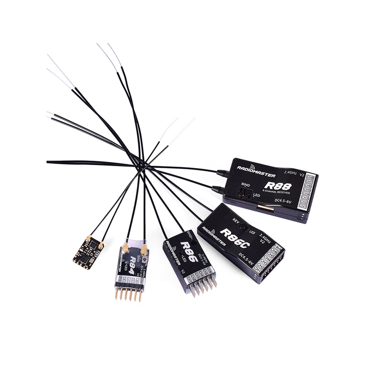 Radiomaster ตัวรับสัญญาณนาโน R81 R84 R86 R86C R88 V2 2.4GHz Over 1KM ...
