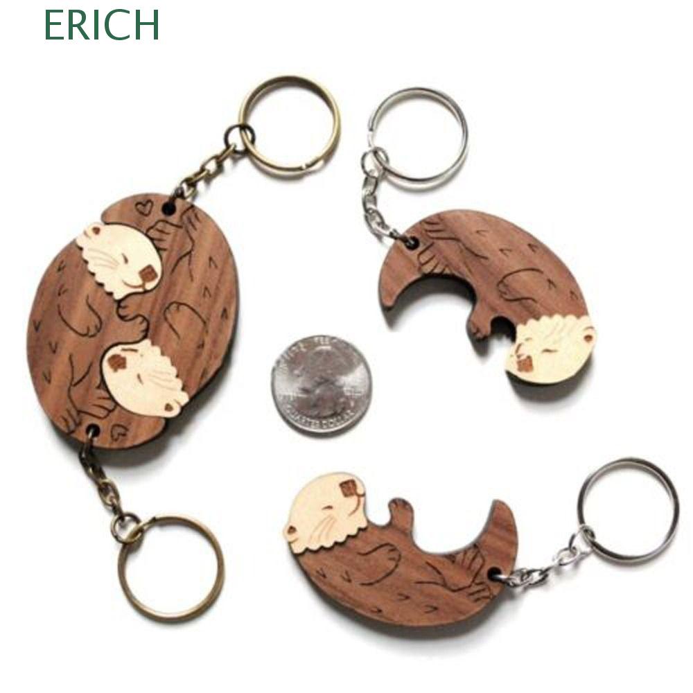 erich-พวงกุญแจไม้-รูปนากนากน่ารัก-เหมาะกับของขวัญ-สําหรับเด็กผู้หญิง