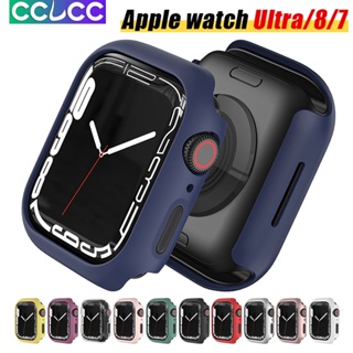 Cclcc เคสนาฬิกาข้อมือ PC เนื้อแมตต์ อุปกรณ์เสริม สําหรับ Apple Watch case series 7 8 6 se 5 4 3 iWatch 41 มม. 45 มม. 44 มม. 40 มม. 42 มม. 38 มม.