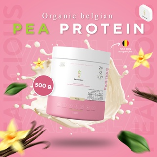 ภาพหน้าปกสินค้าPealicious Organic Belgian Pea protein for vegan & keto โปรตีนพืช โปรตีนถั่วลันเตาออแกนิค ทดแทนมื้ออาหาร รสวานิลลา 500g ที่เกี่ยวข้อง