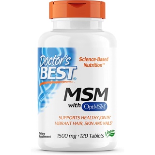 ภาพหน้าปกสินค้า[ของแท้ 100%] DOCTOR\'S BEST MSM WITH OPTMSM SUPPORTS HEALTHY JOINTS VIBRANT HAIR SKIN AND NAILS 1,500 mg ที่เกี่ยวข้อง