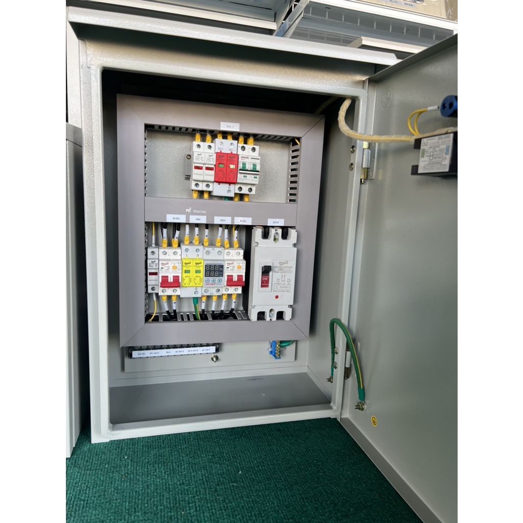 Off grid solar combiner AC/DC 1 string ตู้คอมบายเนอร์ สำหรับระบบออฟกริด ...