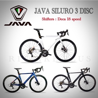 ภาพขนาดย่อของสินค้า*พร้อมของแถม*เสือหมอบ JAVA SILURO3 DISC 18 Speed (แถมขากระติก กระติกน้ำ ผ้าบังโซ่)