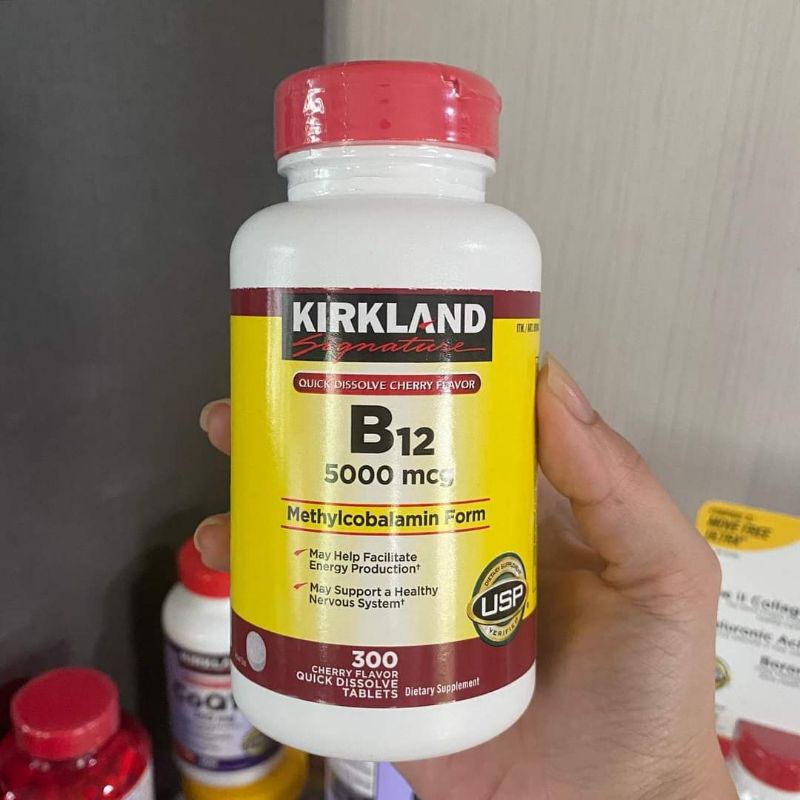 Kirkland Signature Vitamin B12 5000mg 300 Tablets Shopee Thailand