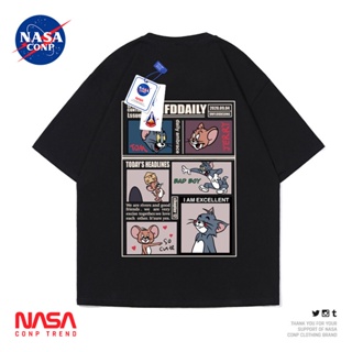 2023 เสื้อยืดแขนสั้น พิมพ์ลาย NASA Tom and Jack สไตล์คลาสสิก แฟชั่นฤดูร้อน สําหรับผู้ชาย_21
