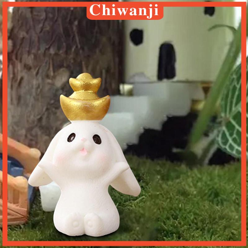 chiwanji-โมเดลรูปปั้นการ์ตูนกระต่าย-สําหรับตกแต่งบ้าน-สํานักงาน