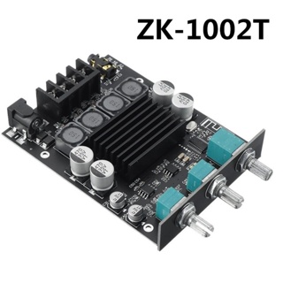🔥Spot Wholesale🔥Mini Amplifier ZK1002 MT 100W*2 2.0 Bluetooth 5.0 เครื่องขยายเสียง