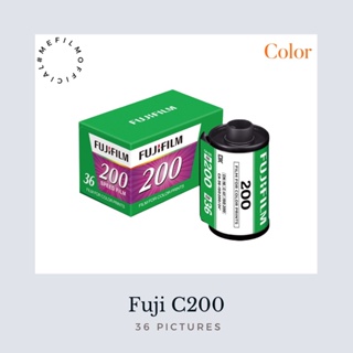 สินค้า พร้อมส่ง ฟิล์มสี fujicolor c200 36รูป *1ม้วน ฟิล์มถ่ายรูป ฟิล์ม