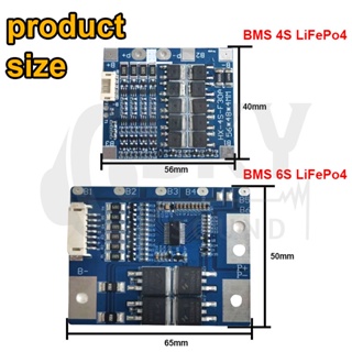 ภาพขนาดย่อของภาพหน้าปกสินค้าSKYSOUND วงจรป้องกันแบตเตอรี่ BMS 4S BMS 6S 32650 32700 LiFePo4 3.2V 14.6V 21.9V บอร์ดโมดูลป้องกันแบตเตอรี่ลิเธียม จากร้าน skysound.th บน Shopee ภาพที่ 7