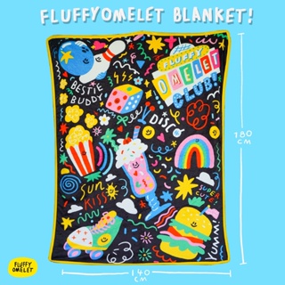 FLUFFY OMELET CLUB FLUFFY BIG BLANKET
