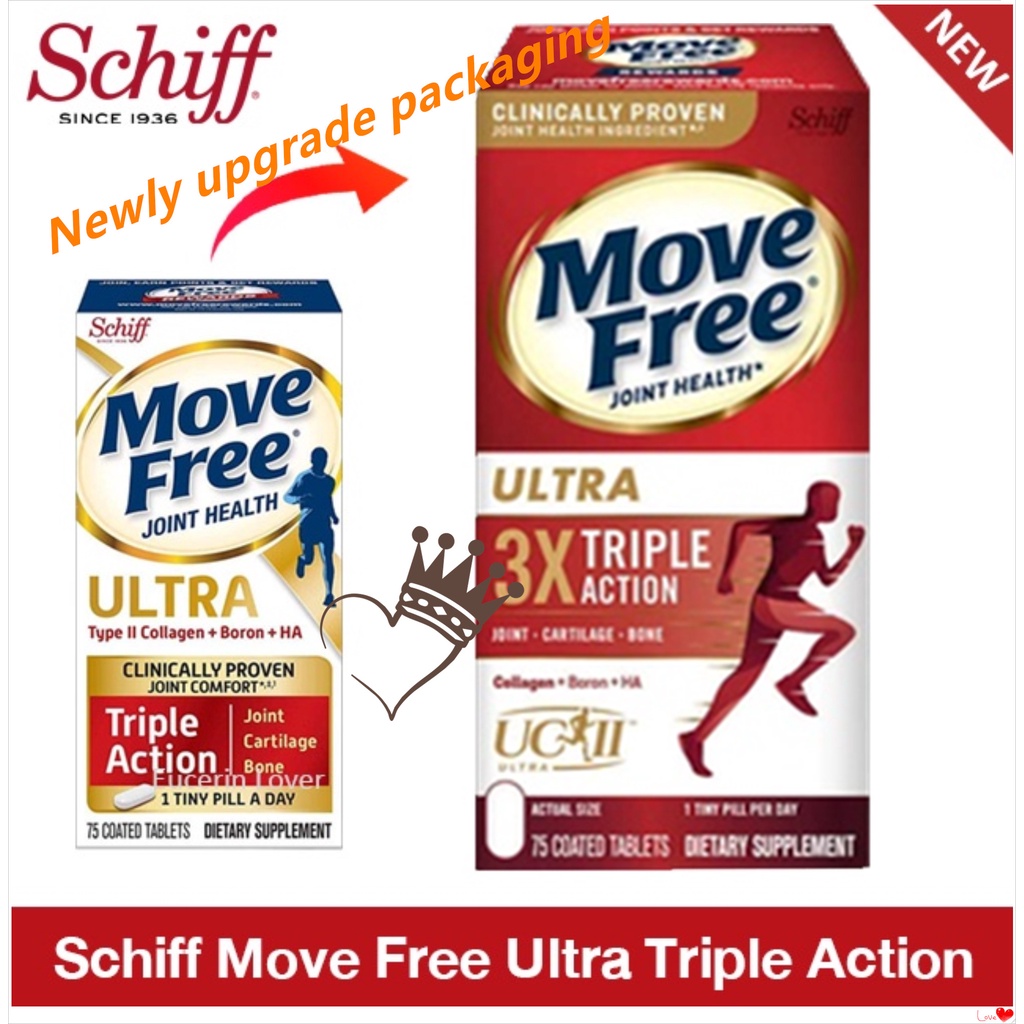 schiff-move-free-ultra-triple-action-joint-supplement-75-tablets-เสริมสุขภาพข้อกระดูกอ่อนและกระดูก-exp-7-2024