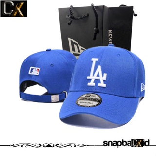 หมวกเบสบอล NY la doodgers MLB สีฟ้า พรีเมี่ยม นําเข้า CX LN5K