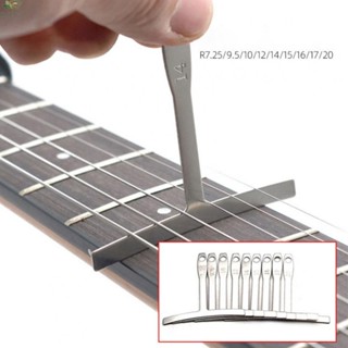 【ECHO】Understring Radius Gauge 9Pcs 66*70mm Guitar Silver Stainless Steel New【Echo-baby】