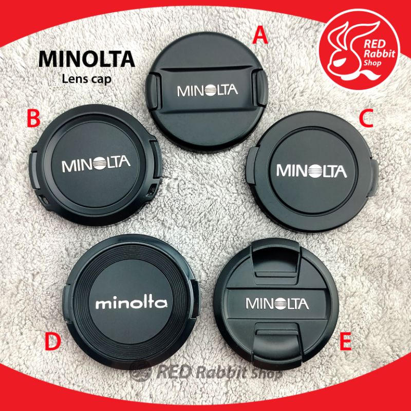 Minolta lens cap ฝาแท้ Minolta ฝาหน้า มินอลต้า ของแท้ Minolta 49mm 55mm