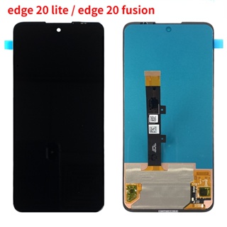 หน้าจอสัมผัสดิจิทัล LCD สําหรับ Motorola Moto Edge 20 fusion Edge 20 lite XT2139