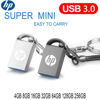 Hp ไดรฟ์ปากกาโลหะ ขนาดเล็ก USB 3.0 4GB 32GB 64GB 128GB 256GB กันน้ํา