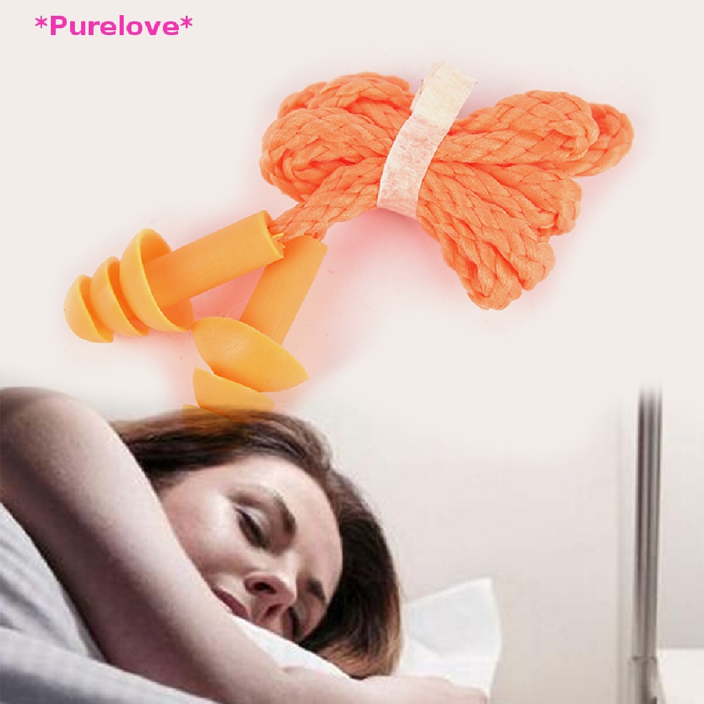 purelove-gt-1pc-soft-silicone-corded-ear-plugs-reusable-hearing-protection-earplugs-new