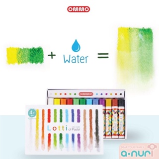 OMMO สีเทียนปลอดสารพิษ Baby Crayons Color Set ของเล่นสำหรับเด็ก ใช้วาดรูปสร้างจินตนาการ สามารถเล่นได้ตั้งแต่ 1 ขวบขึ้นไป
