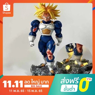 โมเดลฟิกเกอร์ Dragon Ball Battle Damaged Version Universe Suit White Hole Big Muscle Trunks สําหรับตกแต่งบ้าน