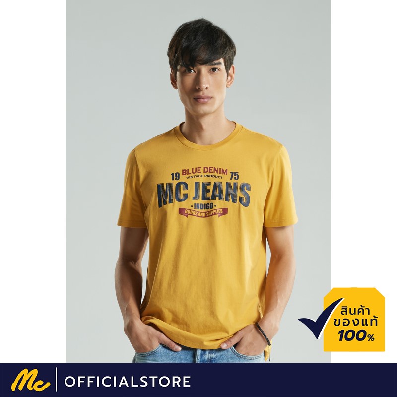 mc-jeans-เสื้อยืดแขนสั้นผู้ชาย-คอกลม-สีเหลือง-mtsz713เสื้อยืดอินเทรนด์-21