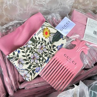 Gucci Beauty Comb &amp; Floral Pouch Case