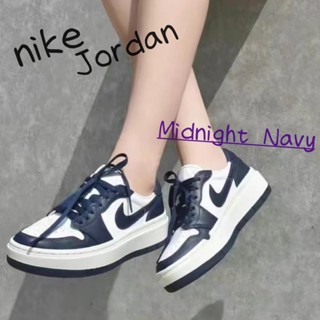 ของแท้ 100% แนะนำ  NIKE Dunk Low Air Jordan 1 Elevate Low"Midnight Navy"