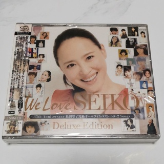 ใหม่ พร้อมส่ง แผ่น Cd SEIKO Matsuda WE LOVE SEIKO DELUXE EDITION 3PDD