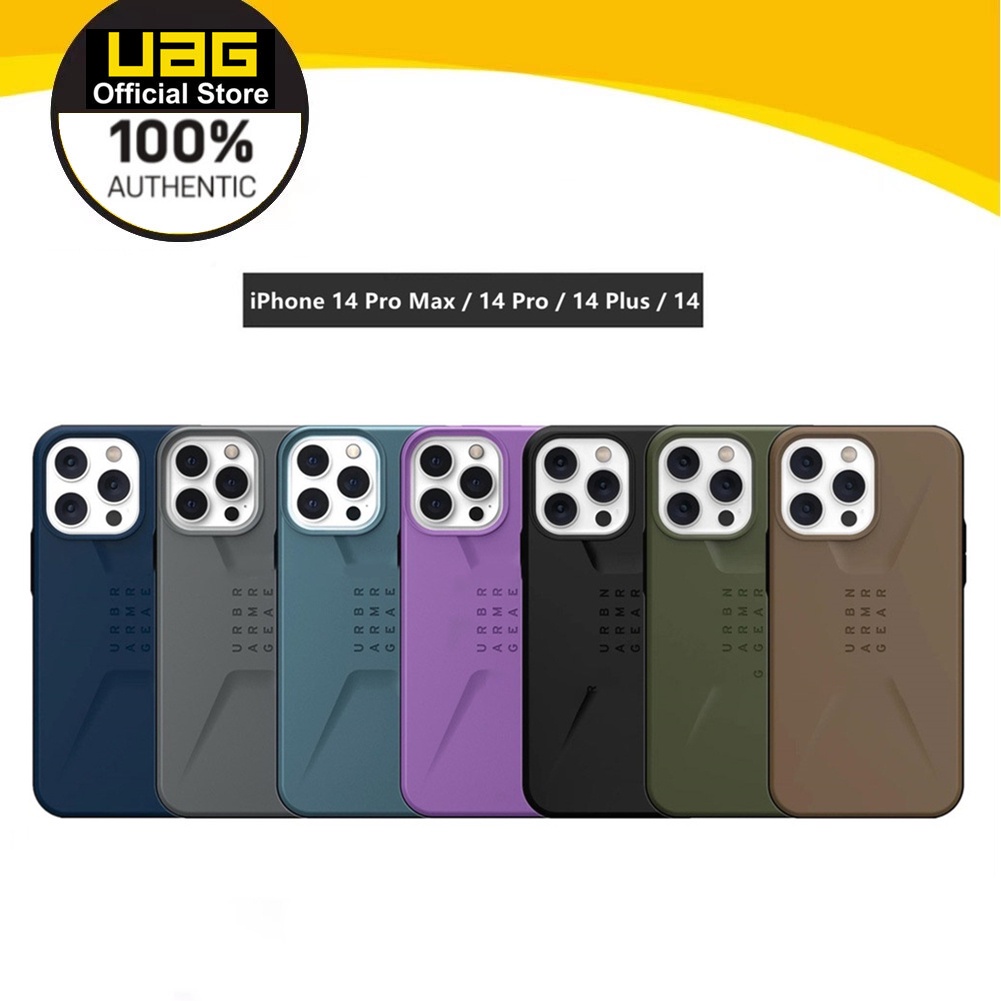 uag-เคสโทรศัพท์มือถือ-แบบบางพิเศษ-ลายพลเรือน-ทดสอบการตกกระแทก-สําหรับ-iphone-14-pro-max-14-pro-14-plus-14