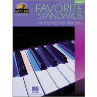 FAVORITE PIANO PLAY-ALONG VOL.15 - FAVORITE STANDARDS W/CD (HAL)