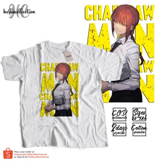 เสื้อยืดสีขาว Chainsaw Man - Makima Look Anime Shirtเสื้อยืด เสื้อยืดสีพื้น_56