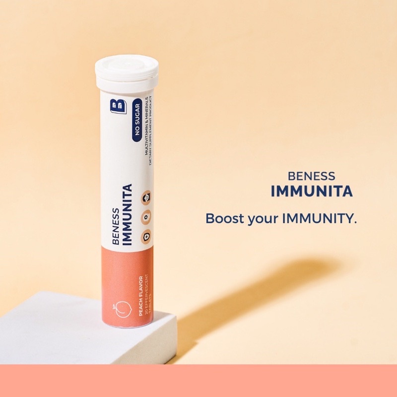 beness-immunita-อิมมูนิต้าวิตามินรวมรสพีช-86g-51462