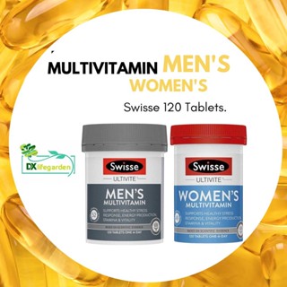 Swisse Men&Women Multivtamin สวิส วิตามินรวมสำหรับผู้ชายและผู้หญิง นำเข้าจากออส 120Taplets Exp.04/25