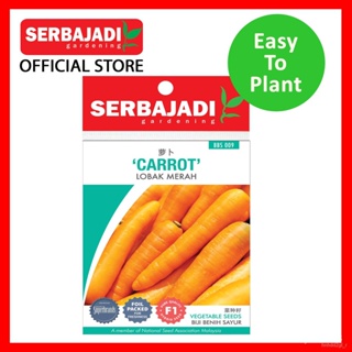 ผลิตภัณฑ์ใหม่ เมล็ดพันธุ์ จุดประเทศไทย ❤SERBAJADI Vegetable Seed Hybrid Carrot - Lobak Merah 247 seeds [READY S /ต้นอ่อน