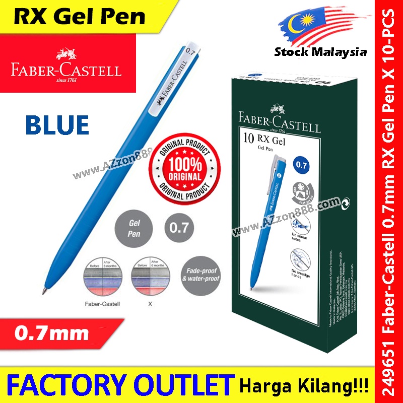 10-ชิ้น-faber-castell-0-7-มม-rx-เจลบอลปากกา-faber-castell-rx-ปากกาเจล-249651-249699-249621-0-7-มม