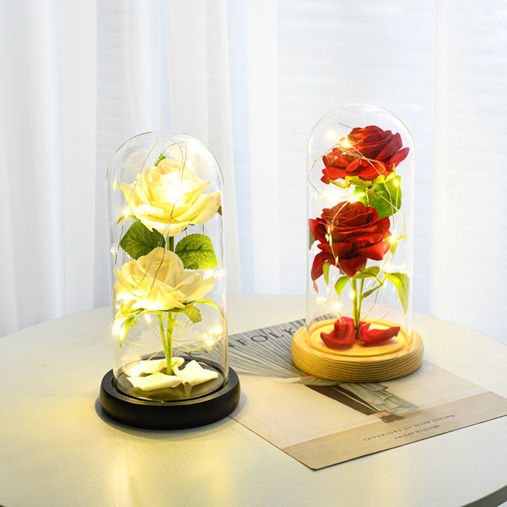 led-rose-light-galaxy-rose-วันวาเลนไทน์-eternal-rose-ฝาครอบแก้วสร้างสรรค์-rose-ดอกไม้ตู้โชว์ของขวัญ-cynthia