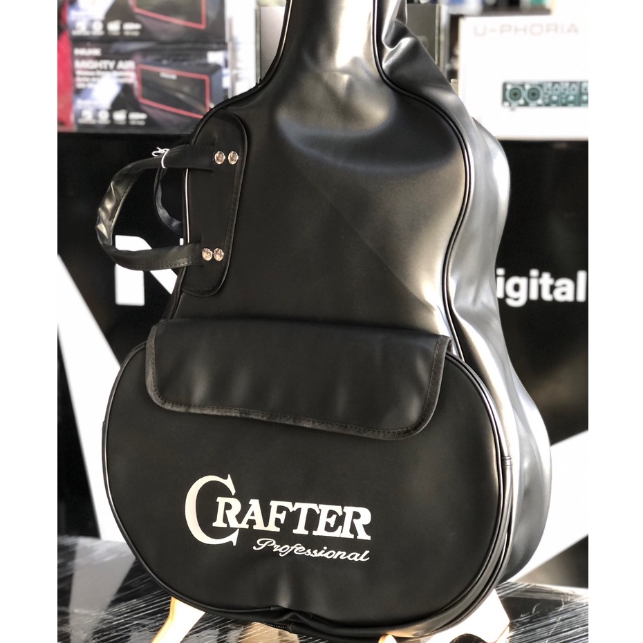 crafter-กระเป๋ากีต้าร์โปร่ง-วัสดุเป็นหนัง-บุฟองน้ำภายใน-soft-case-guitar-ป้องกันการกระแทก-สำหรับกีต้าร์โปร่ง-มี-cod