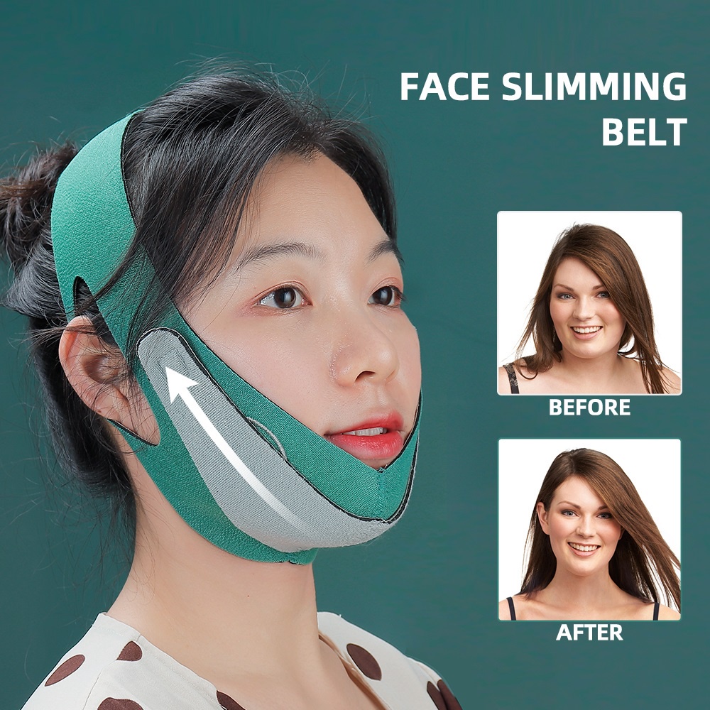 พร้อมส่งจากไทย-ผ้ารัดหน้าเรียว-ที่รัดหน้าเรียว-เข็มขัดรัดหน้า-สายรัดหน้าเรียว-สายรัดหน้าเรียวนำความร้อนด้วยแกรฟีน-กระชับใบหน้าให้เป็นทรงวี