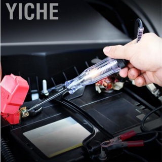 YiChe Auto 6V 12V 24V DC รถ เครื่องทดสอบวงจรแรงดันไฟสำหรับรถบรรทุก Test VoltMet Long Probe ปากกา Light Bulb