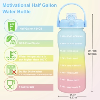 ภาพขนาดย่อของภาพหน้าปกสินค้าQuifit ขวดน้ำ 2 ลิตร พร้อมหลอดดูด ไร้ BPA สําหรับเล่นกีฬากลางแจ้ง จากร้าน quifit.th บน Shopee