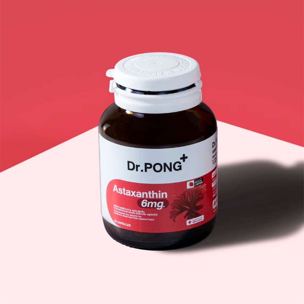 ภาพสินค้าDr.PONG Astaxanthin 6 mg AstaREAL ดอกเตอร์พงศ์ เนเชอรัล แอสตาแซนธิน 6 มก จากร้าน drpongshop บน Shopee ภาพที่ 4