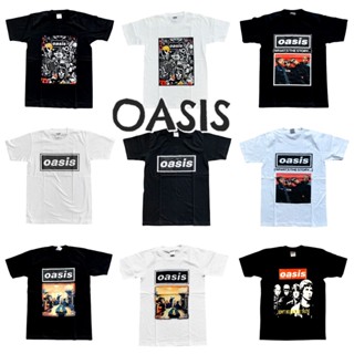 เสื้อยืดชาย แฟชั่นยูนิเซ็กซ์﹍☒รวม OASIS เสื้อยืดวงร็อค โอเอซิส เสื้อวง เสื้อยืดโอเอซิส เสื้อวินเทจ_19