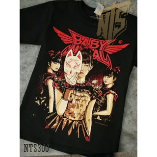 NTS​ 300 Baby Metal เสิ้อยืดดำ เสื้อยืดชาวร็อค เสื้อวง New Type System NTS Rock brand Sz. S M L XL XXL_15