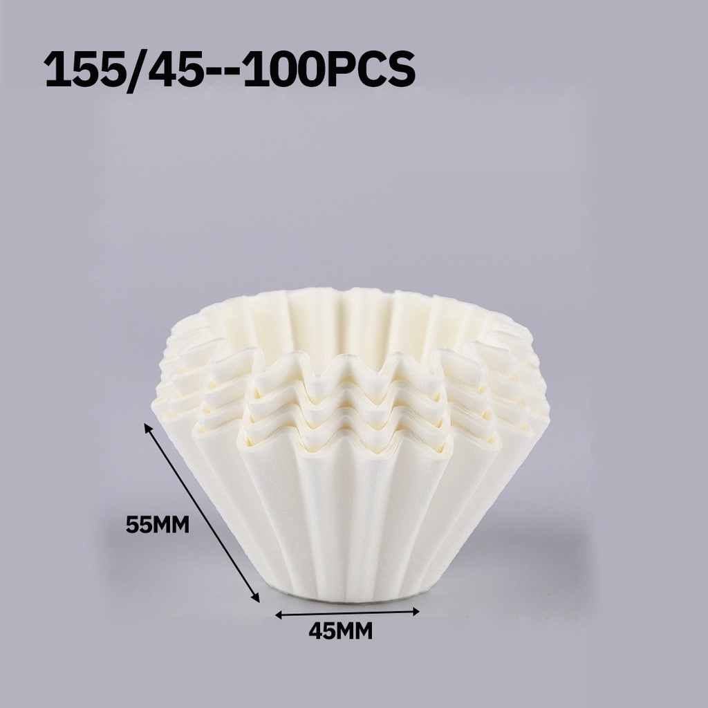 Wave Paper Filter กระดาษดริปกาแฟ กระดาษกรองกาแฟ ฟิลเตอร์ ขาว 155/185 ...