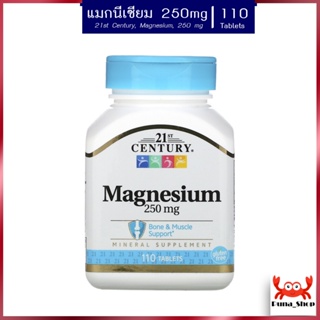 ภาพหน้าปกสินค้าแมกนีเซียม 21st Century, Magnesium, 250 mg, 110 Tablets ที่เกี่ยวข้อง