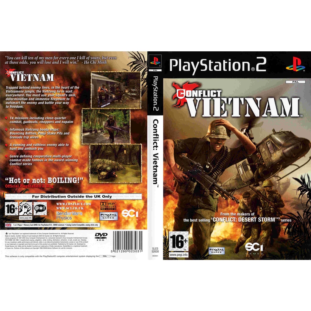 แผ่นเกมส์-ps2-รับประกัน-conflict-vietnam