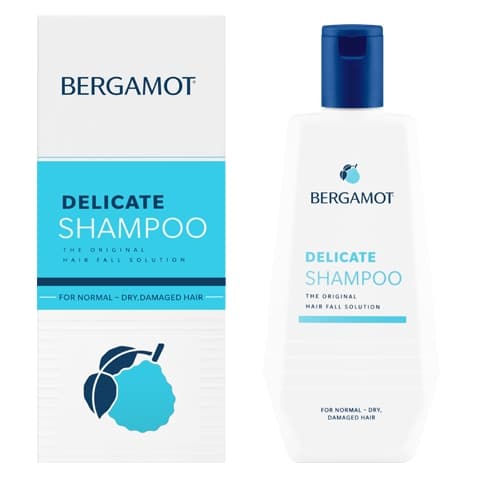 bergamot-เบอกาม็อท-เดลิเคท-แชมพู-ผมบาง-หัวล้าน-ผมร่วง-ลดผมขาดหลุดร่วง-สำหรับหนังศรีษะธรรมดา-ปริมาณ-100-ml-1-ขวด